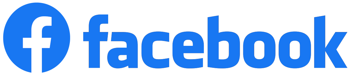 Facebook logo med tekst